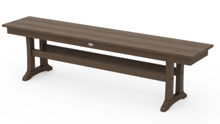 Farmhouse Trestle 65" Bench