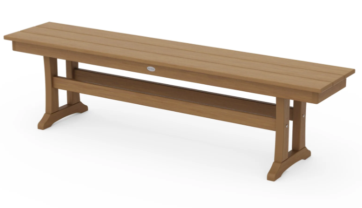 Farmhouse Trestle 65" Bench