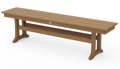 Farmhouse Trestle 65" Bench