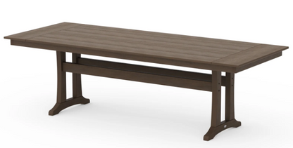 Farmhouse Trestle 38" x 96" Dining Table