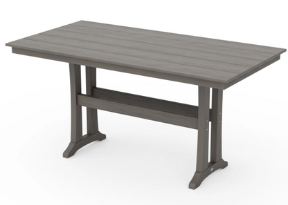 Farmhouse Trestle 37" x 72" and 38” x 96” Counter Table