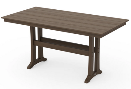 Farmhouse Trestle 37" x 72" and 38” x 96” Counter Table