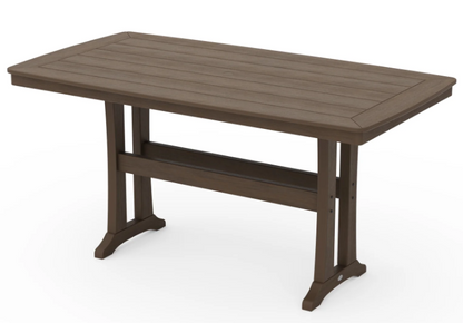 Nautical Trestle 38" x 73" and 39" x 97" Counter Table