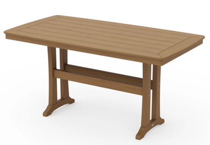 Nautical Trestle 38" x 73" and 39" x 97" Counter Table