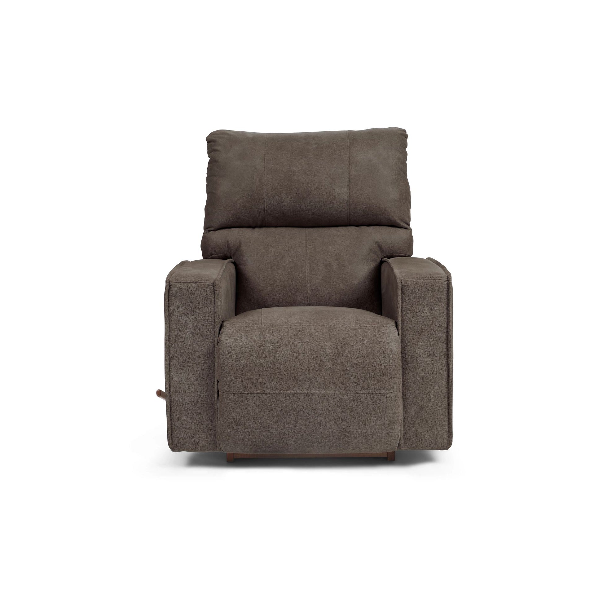 Maddox Faux Leather Recliner — i-Rivers Smoke — view 22