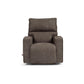 Maddox Faux Leather Recliner — i-Rivers Smoke — view 22