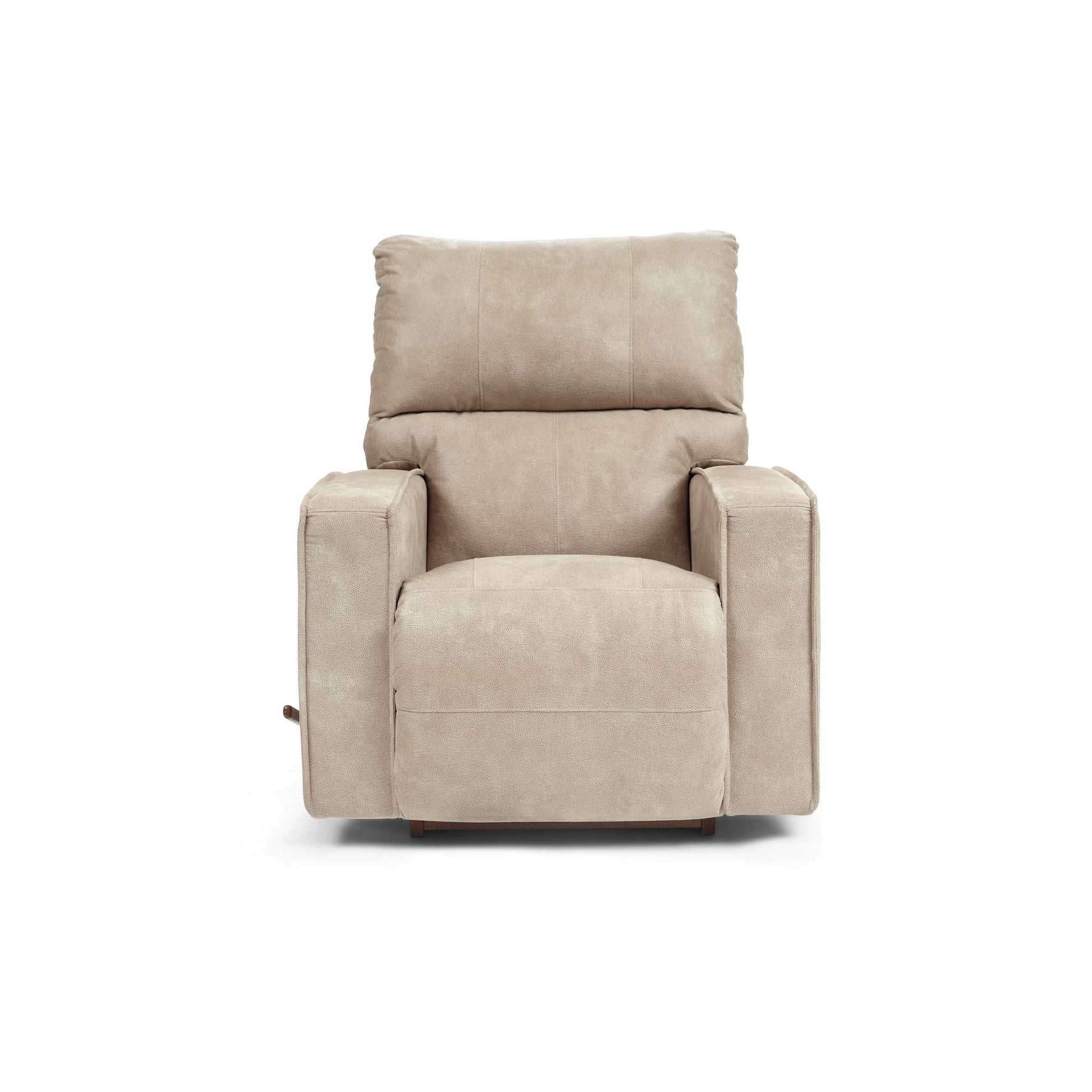 Maddox Faux Leather Recliner — i-Rivers Sand — view 34