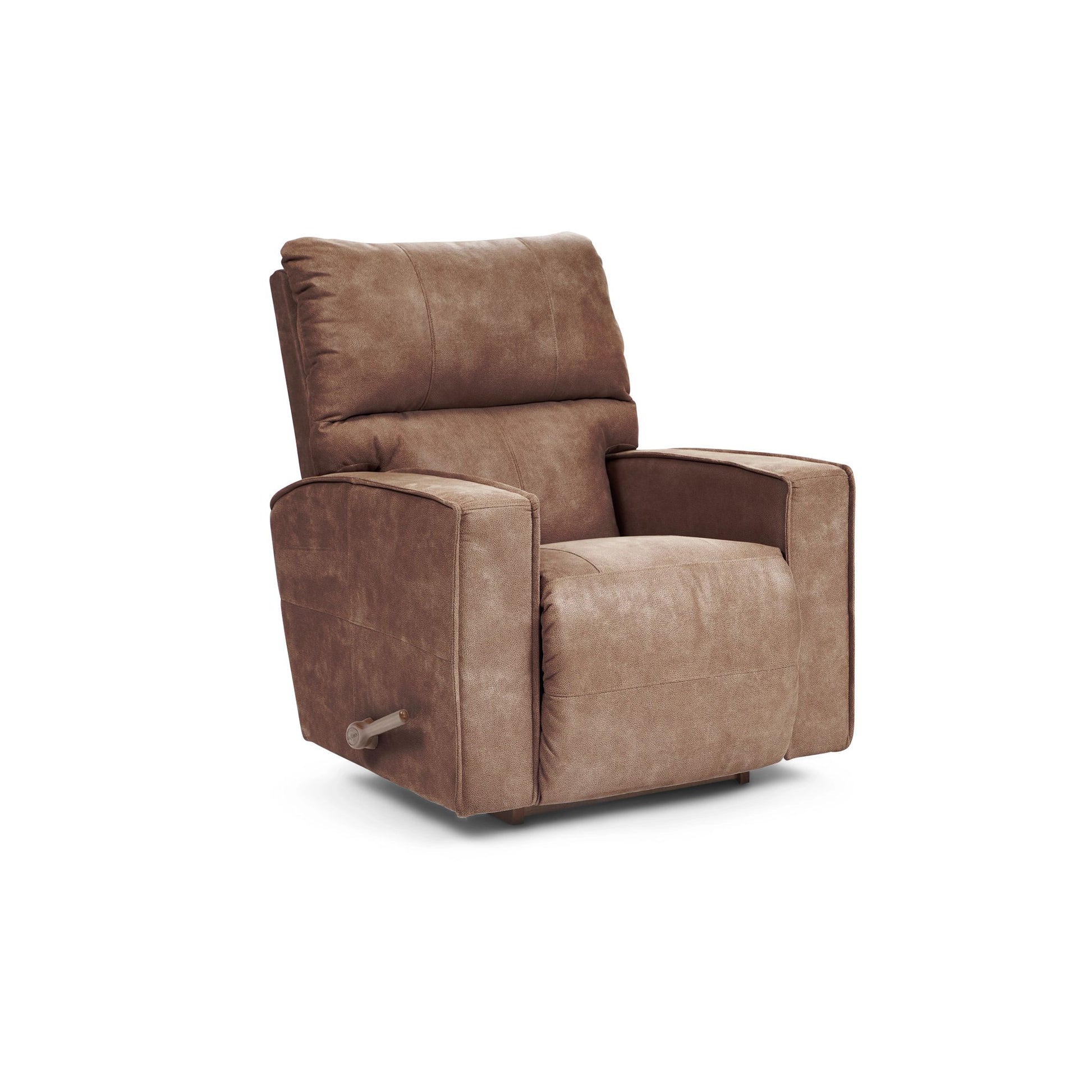 Maddox Faux Leather Recliner — i-Rivers Camel — view 37