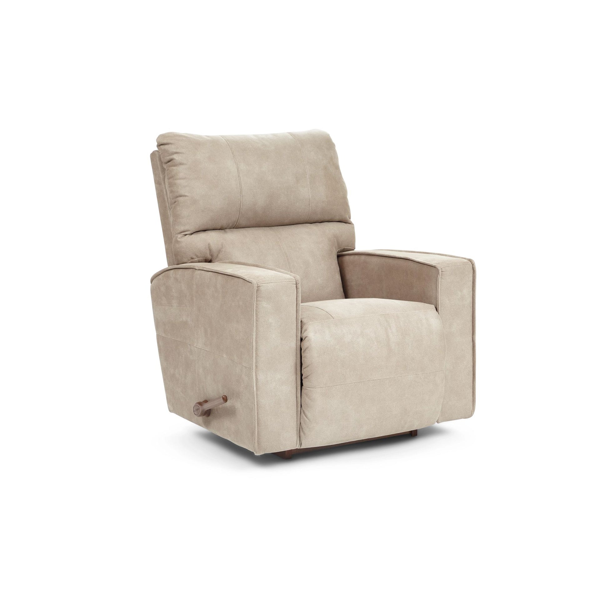 Maddox Faux Leather Recliner — i-Rivers Sand — view 27