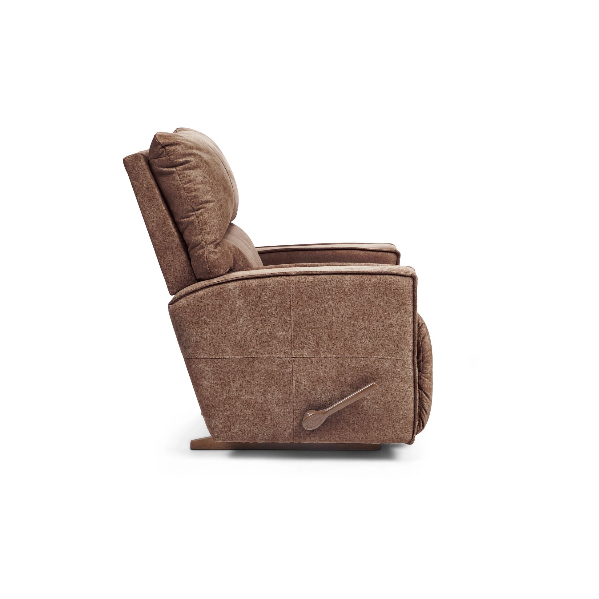Maddox Faux Leather Recliner — i-Rivers Camel — view 46