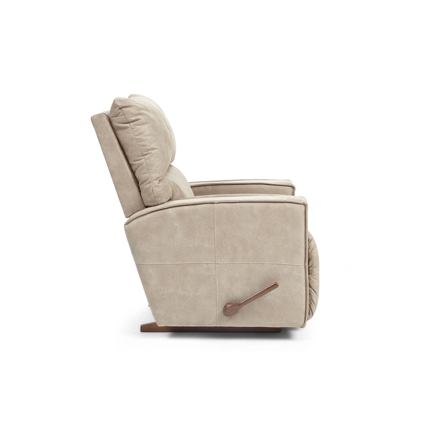 Maddox Faux Leather Recliner — i-Rivers Sand — view 32