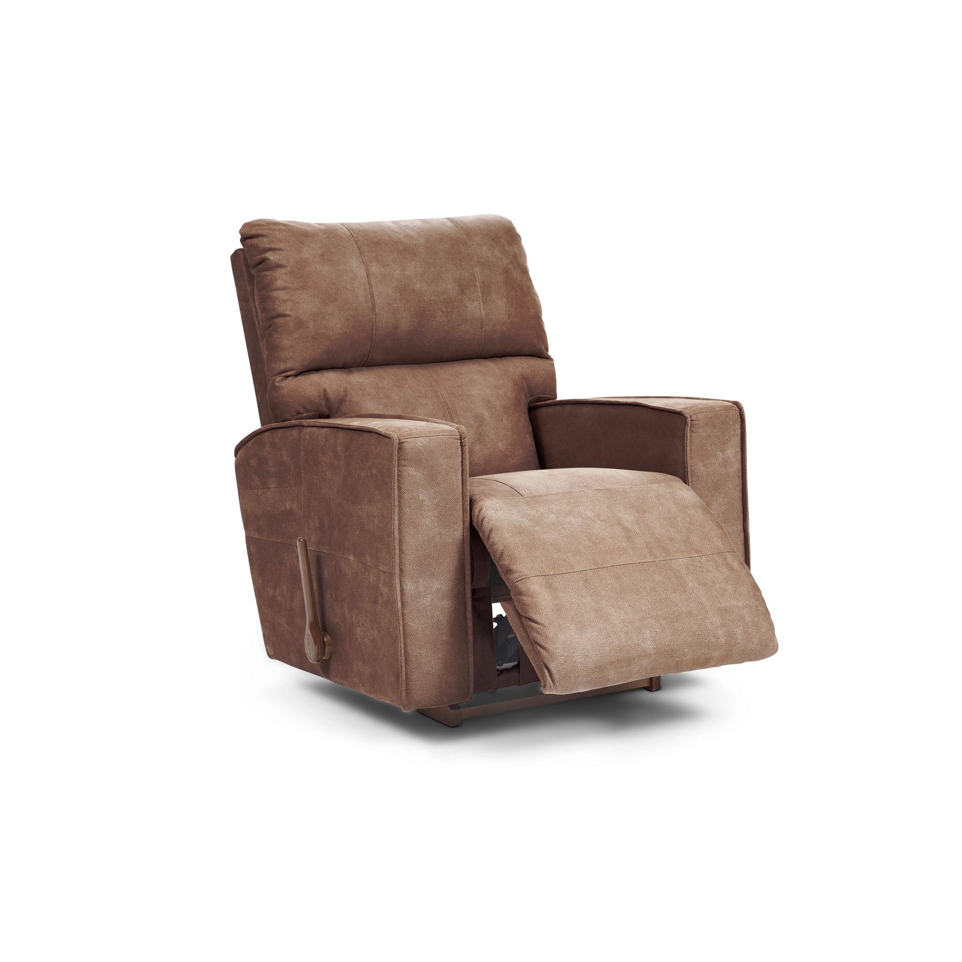 Maddox Faux Leather Recliner — i-Rivers Camel — view 39