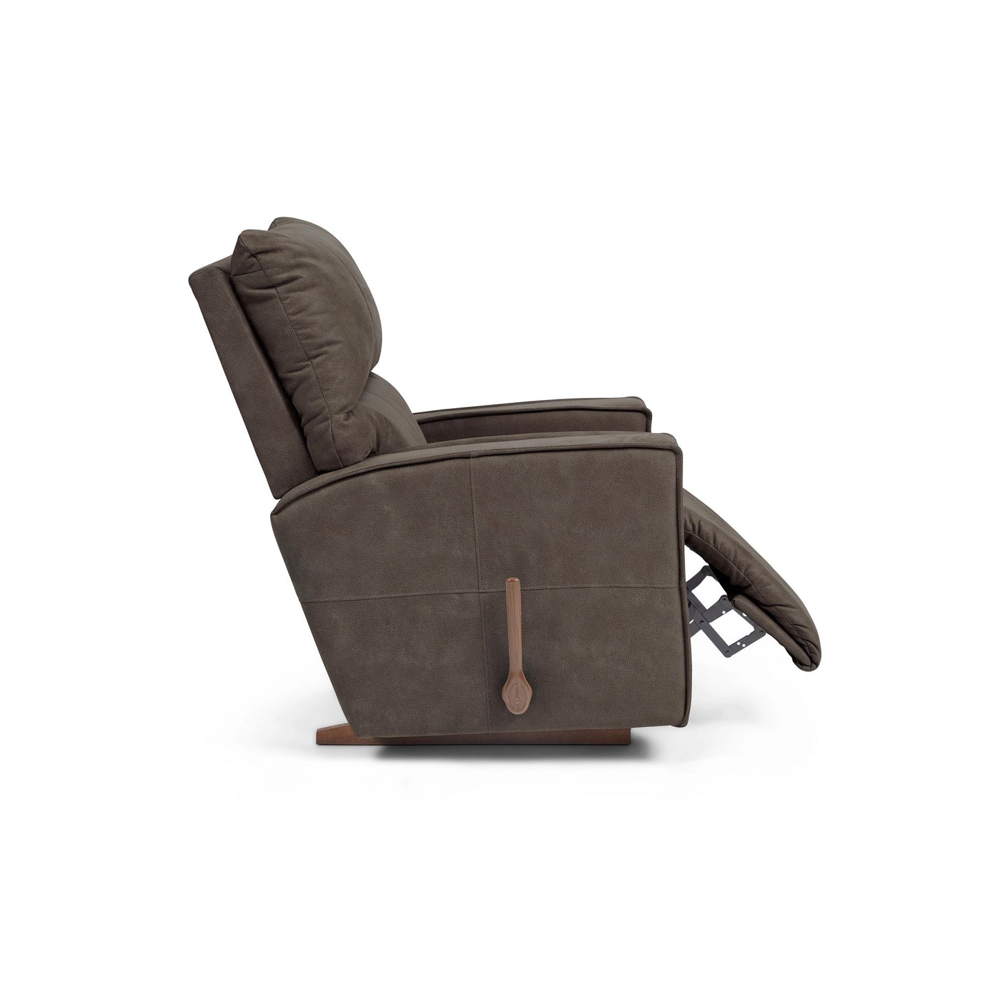 Maddox Faux Leather Recliner — i-Rivers Smoke — view 25