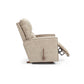 Maddox Faux Leather Recliner — i-Rivers Sand — view 30