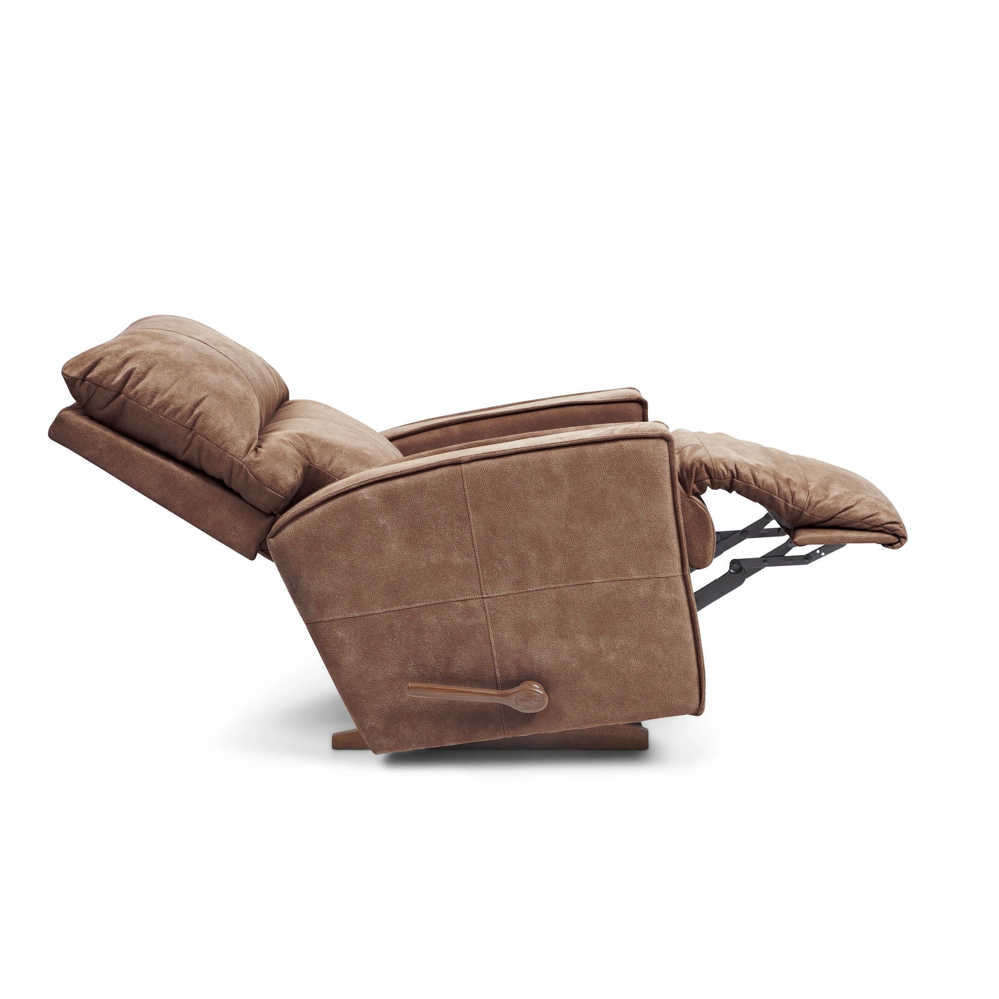Maddox Faux Leather Recliner — i-Rivers Camel — view 41