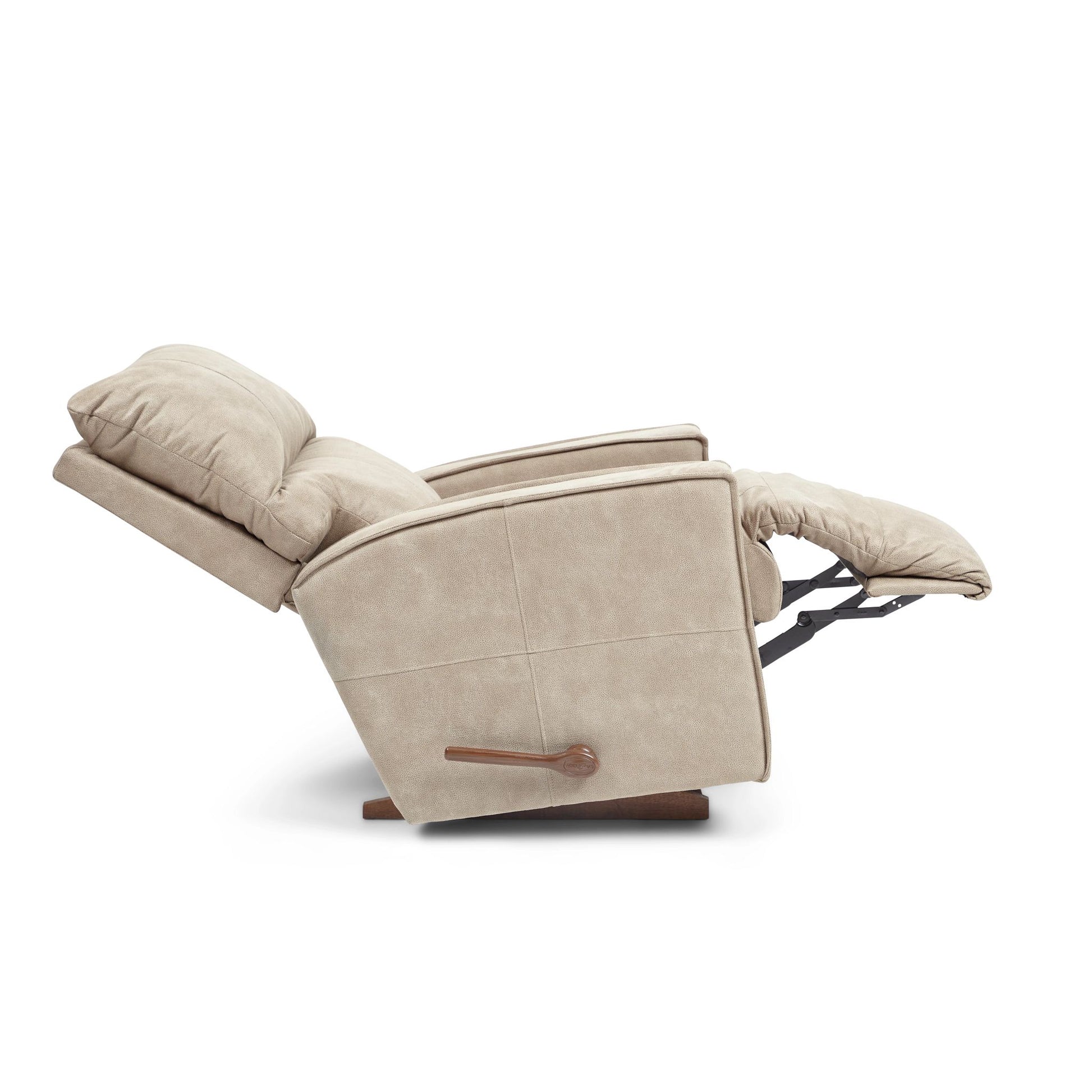 Maddox Faux Leather Recliner — i-Rivers Sand — view 28