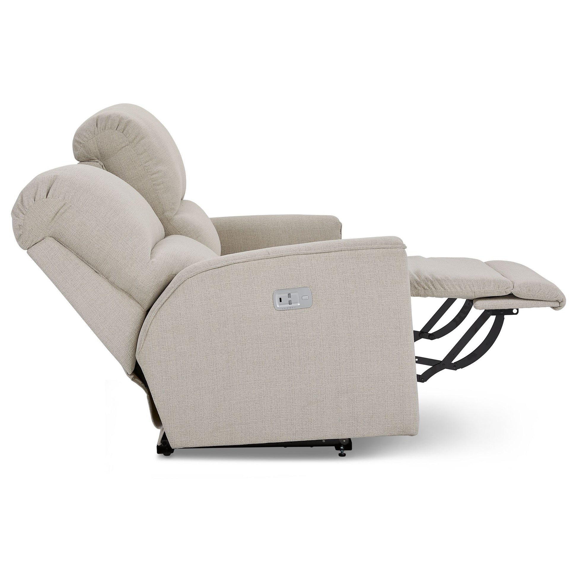 Cade Reclining Loveseat — Ross Linen — view 15