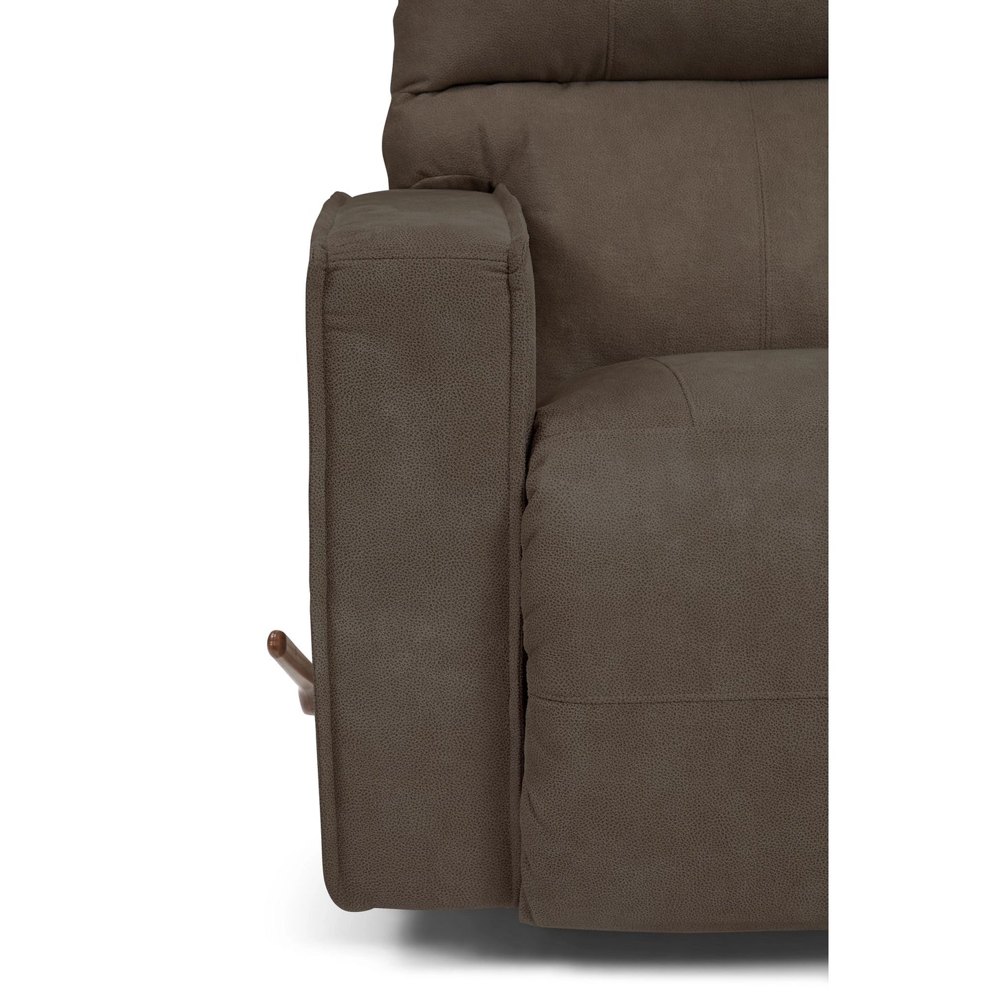 Maddox Faux Leather Recliner — i-Rivers Smoke — view 26