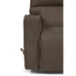 Maddox Faux Leather Recliner — i-Rivers Smoke — view 26