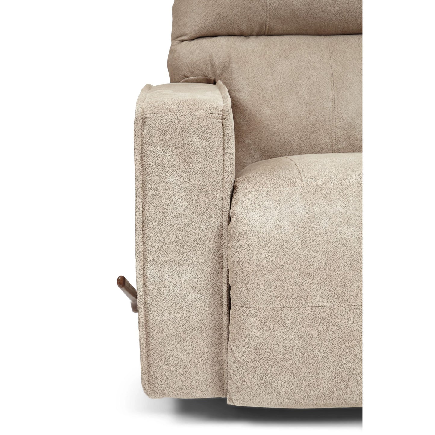 Maddox Faux Leather Recliner — i-Rivers Sand — view 35