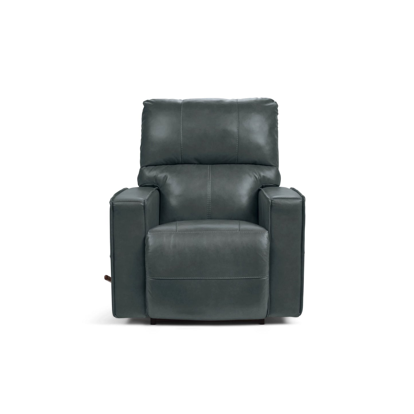 Maddox Leather Recliner — Topflight Slate — view 9