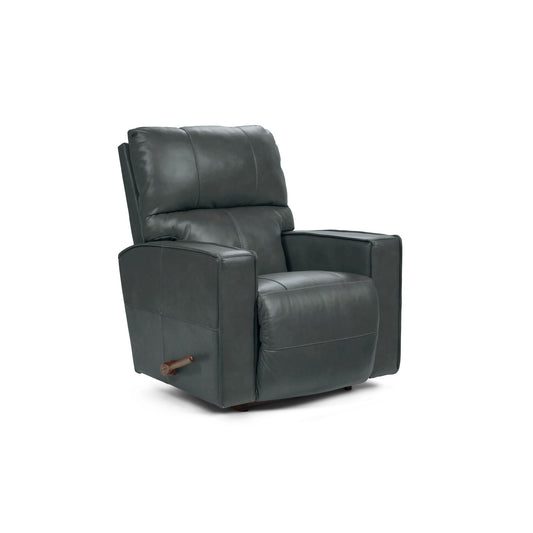 Maddox Leather Recliner — Topflight Slate