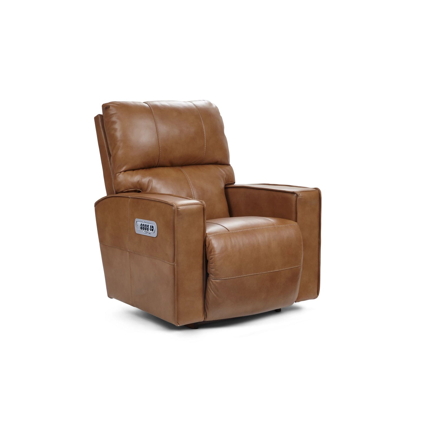 Maddox Leather Recliner — Topflight Camel — view 12