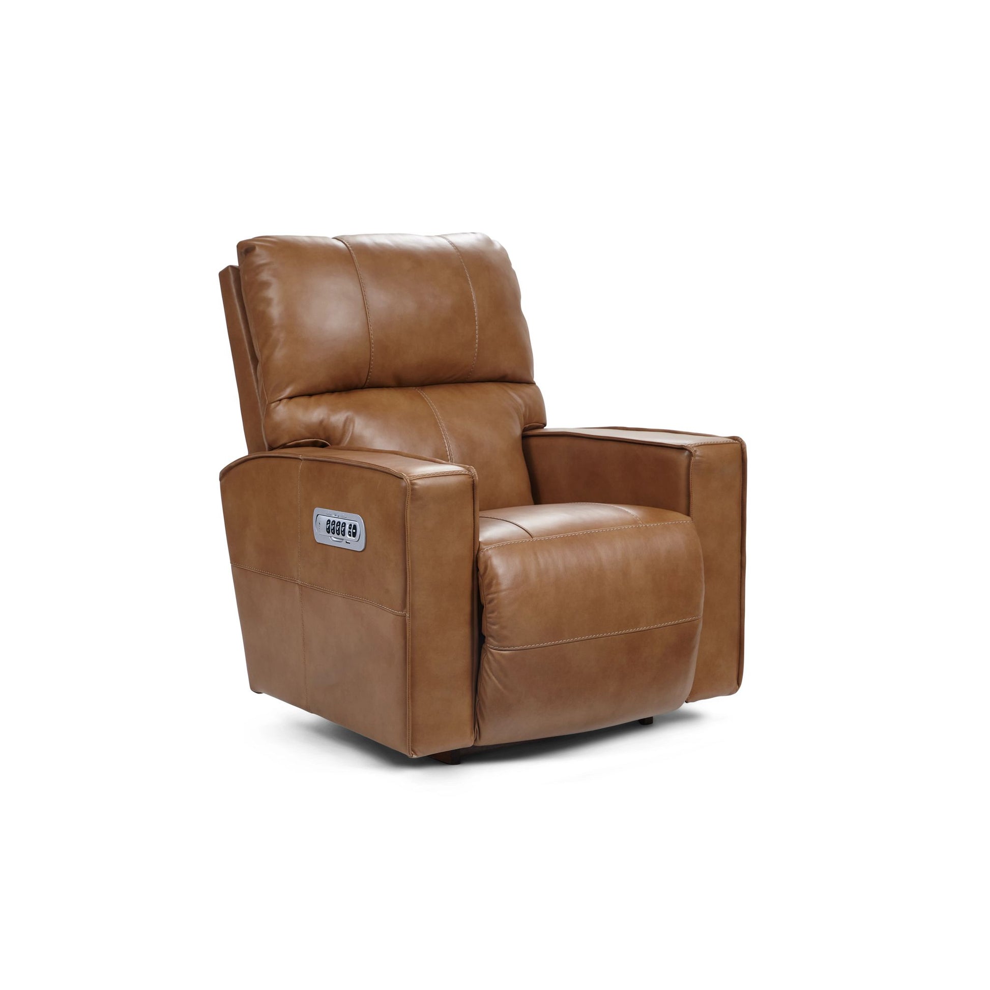 Maddox Leather Recliner — Topflight Camel — view 12