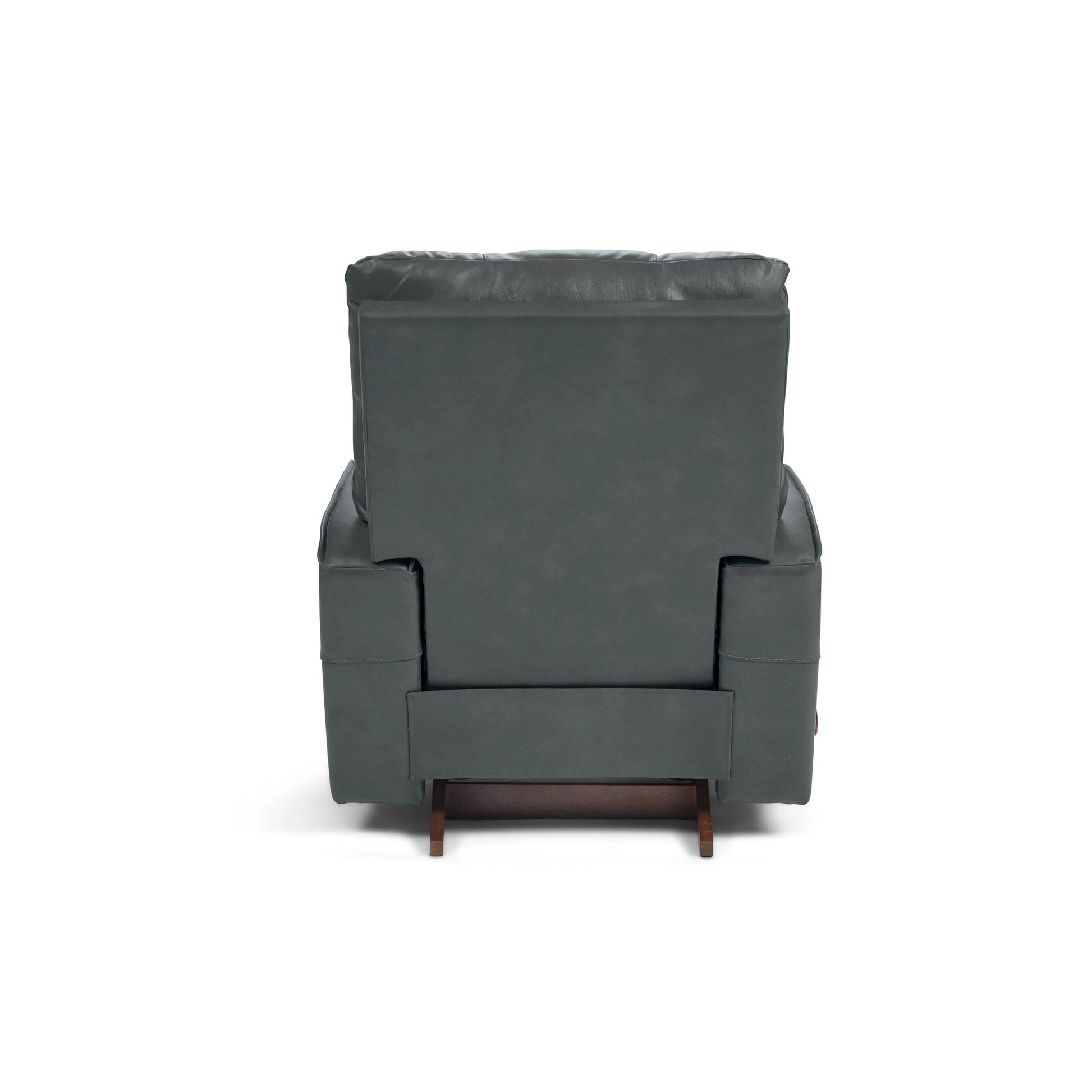 Maddox Leather Recliner — Topflight Slate — view 4