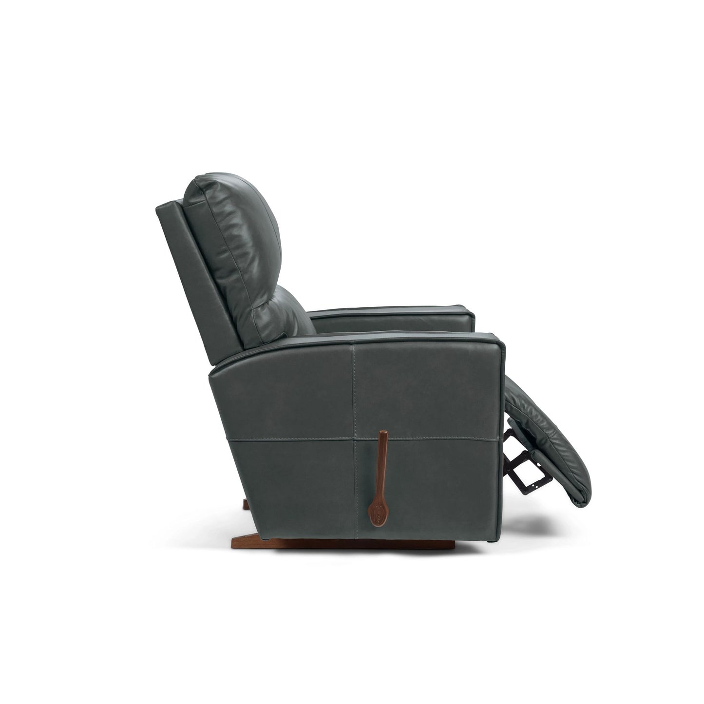Maddox Leather Recliner — Topflight Slate — view 11