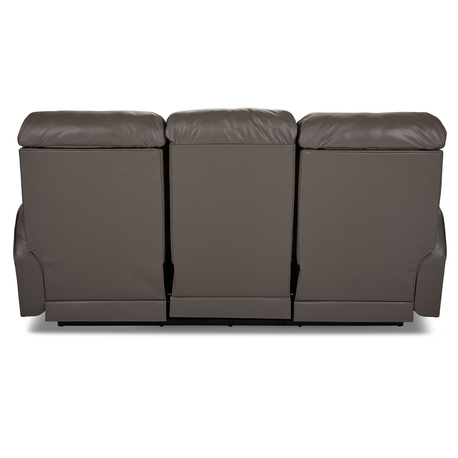 Cade Leather Reclining Sofa — Cozy Match Putty — view 35