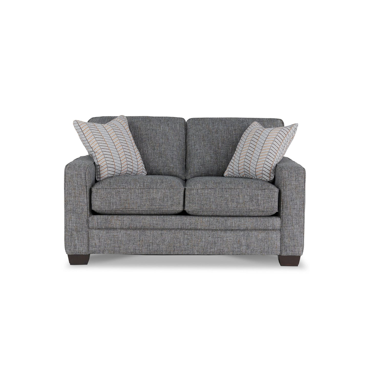 Meyer Loveseat — Nico Charcoal — view 3