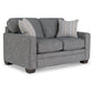Meyer Loveseat — Nico Charcoal — view 7
