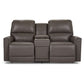 Cade Leather Reclining Loveseat — Cozy Match Putty — view 8