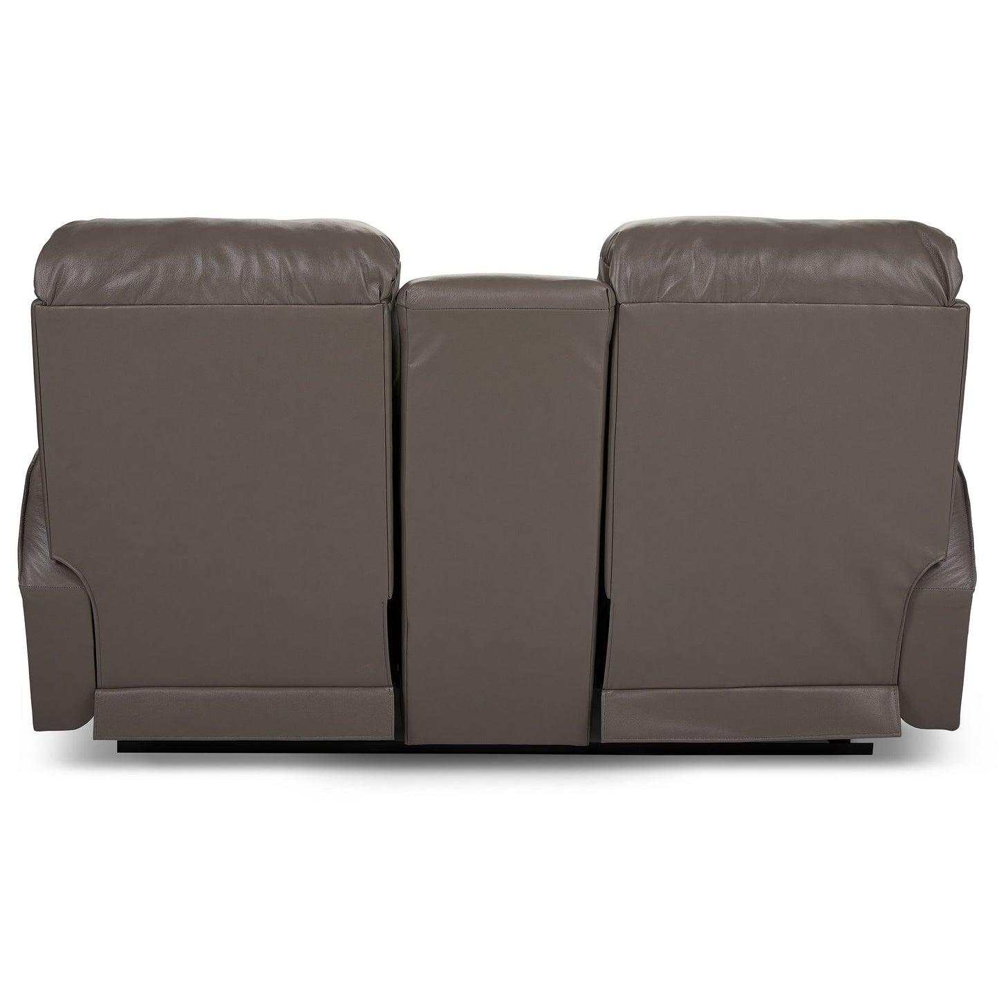 Cade Leather Reclining Loveseat — Cozy Match Putty — view 9