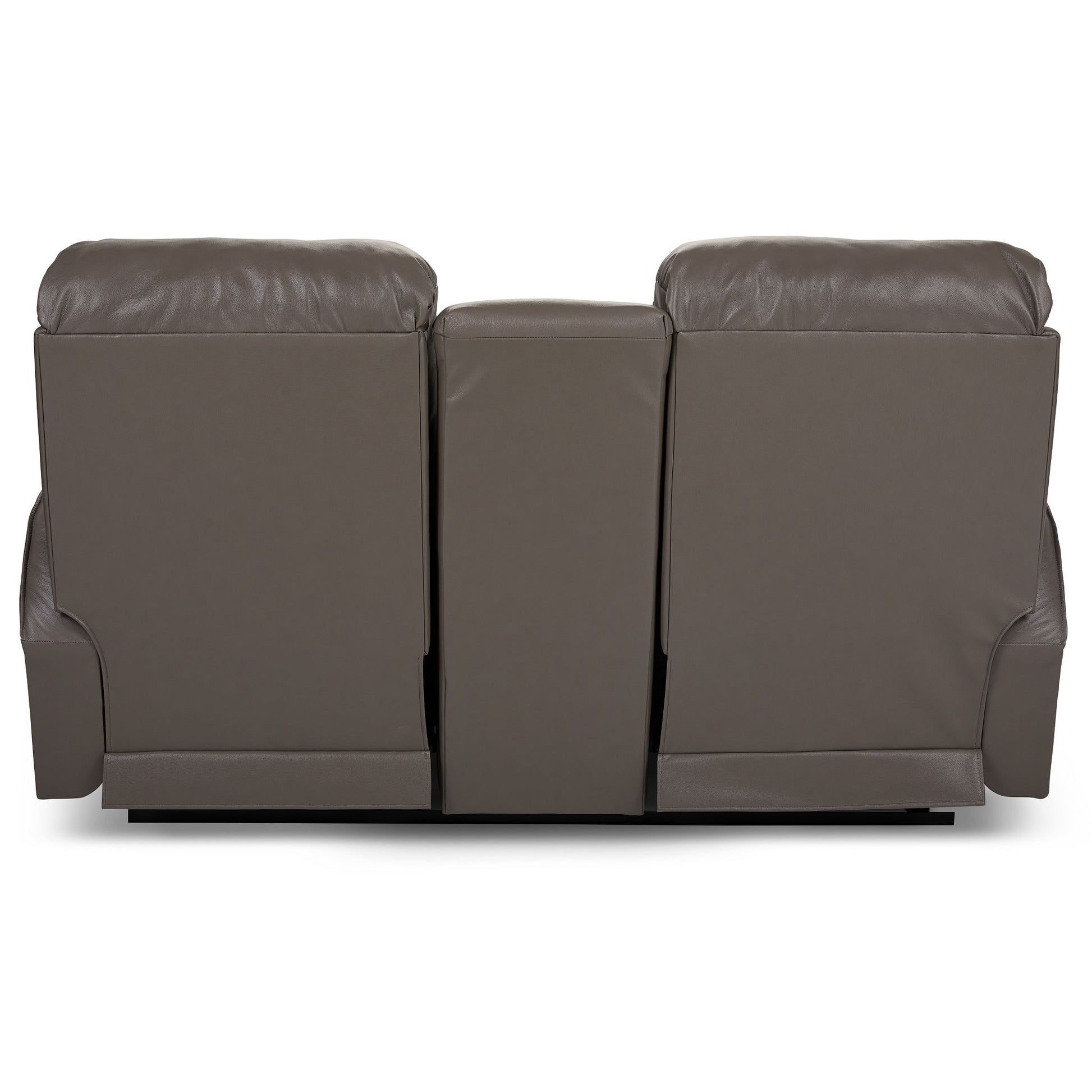 Cade Leather Reclining Loveseat — Cozy Match Putty — view 9