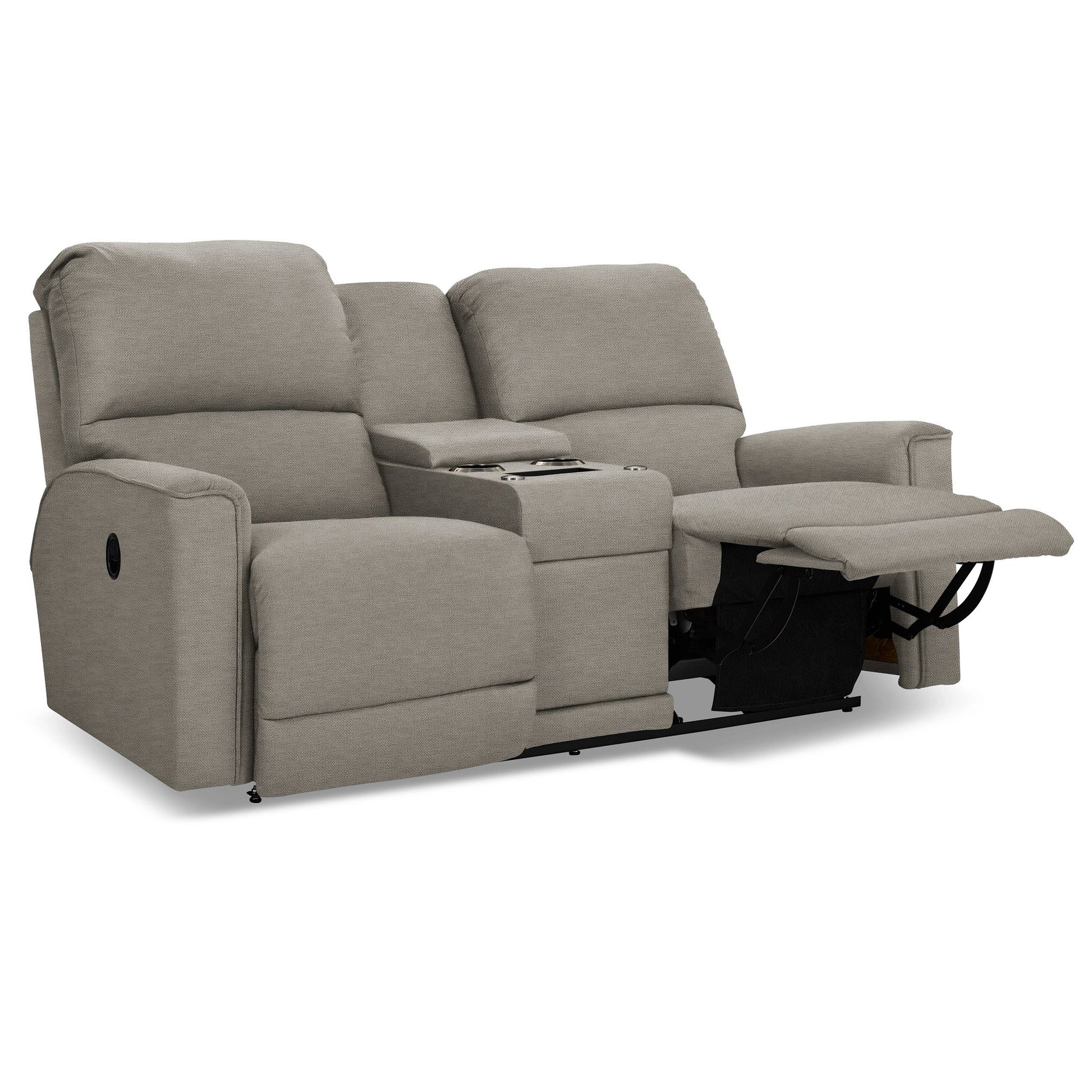 Cade Reclining Loveseat — i-Beverley Mineral — view 9