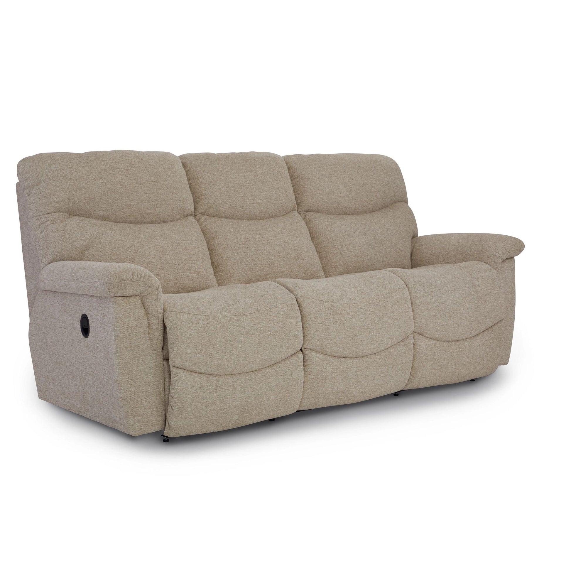 James Reclining Sofa — Damon Oyster — view 9
