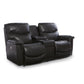 James Leather Reclining Loveseat — Yellowstone Charcoal — view 5