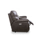 James Leather Reclining Loveseat — Yellowstone Walnut — view 66