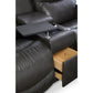 James Leather Reclining Loveseat — Yellowstone Charcoal — view 16