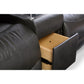 James Leather Reclining Loveseat — Yellowstone Charcoal — view 17