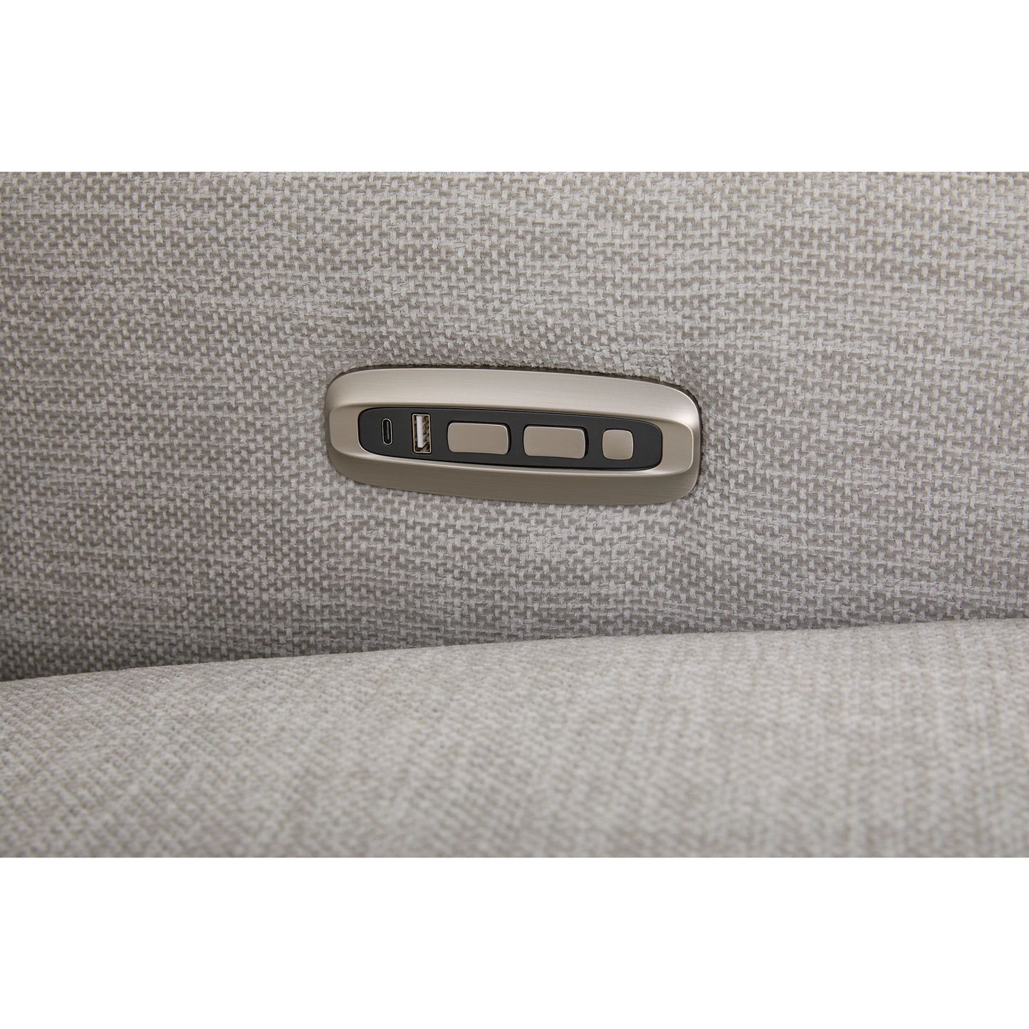 Acadia Reclining Sofa — Gail Oyster — view 52