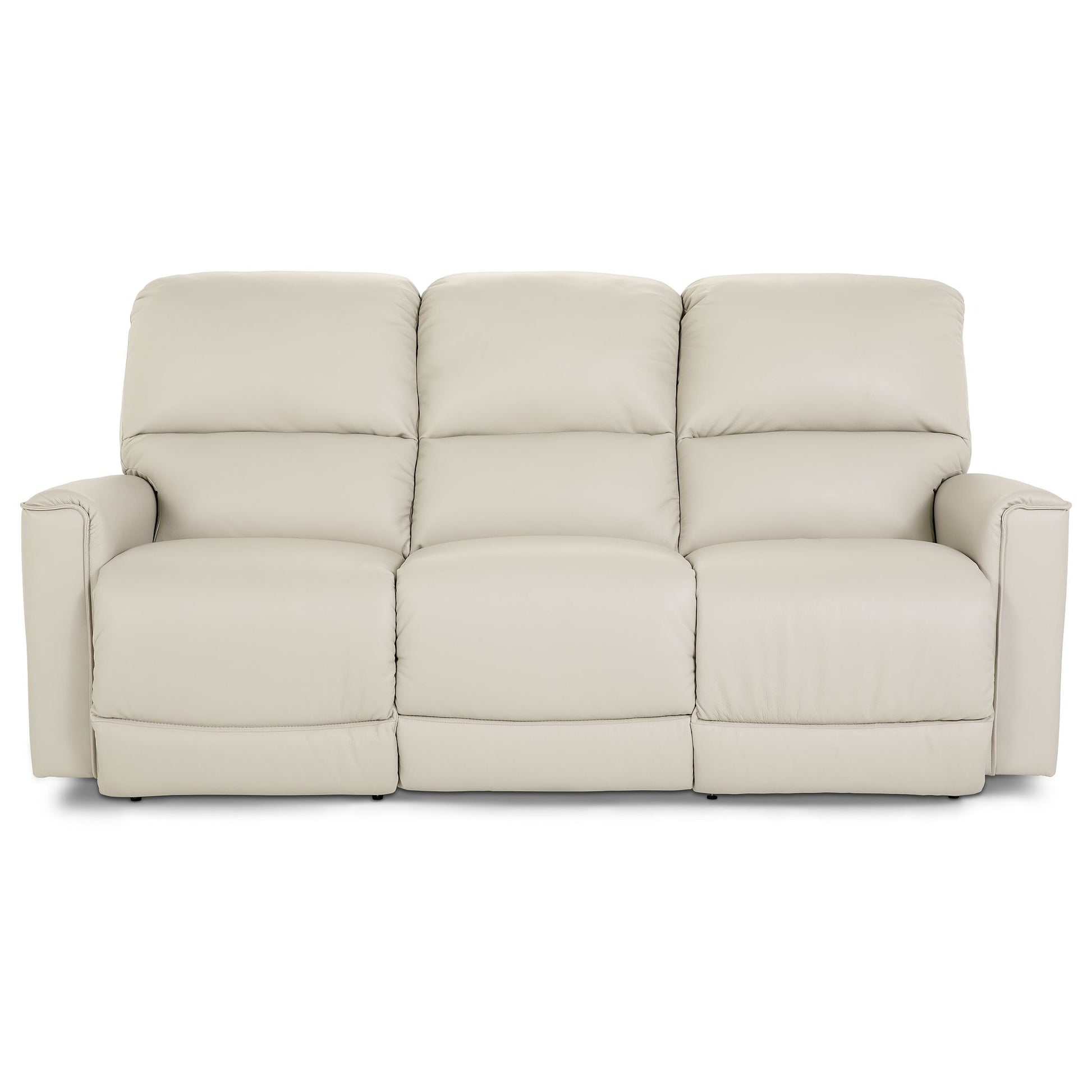 Cade Leather Reclining Sofa — Gambit Oyster — view 53