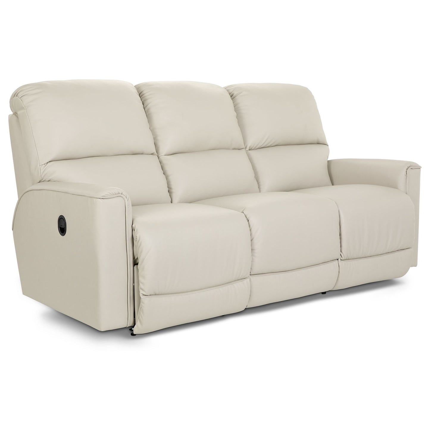 Cade Leather Reclining Sofa — Gambit Oyster — view 54