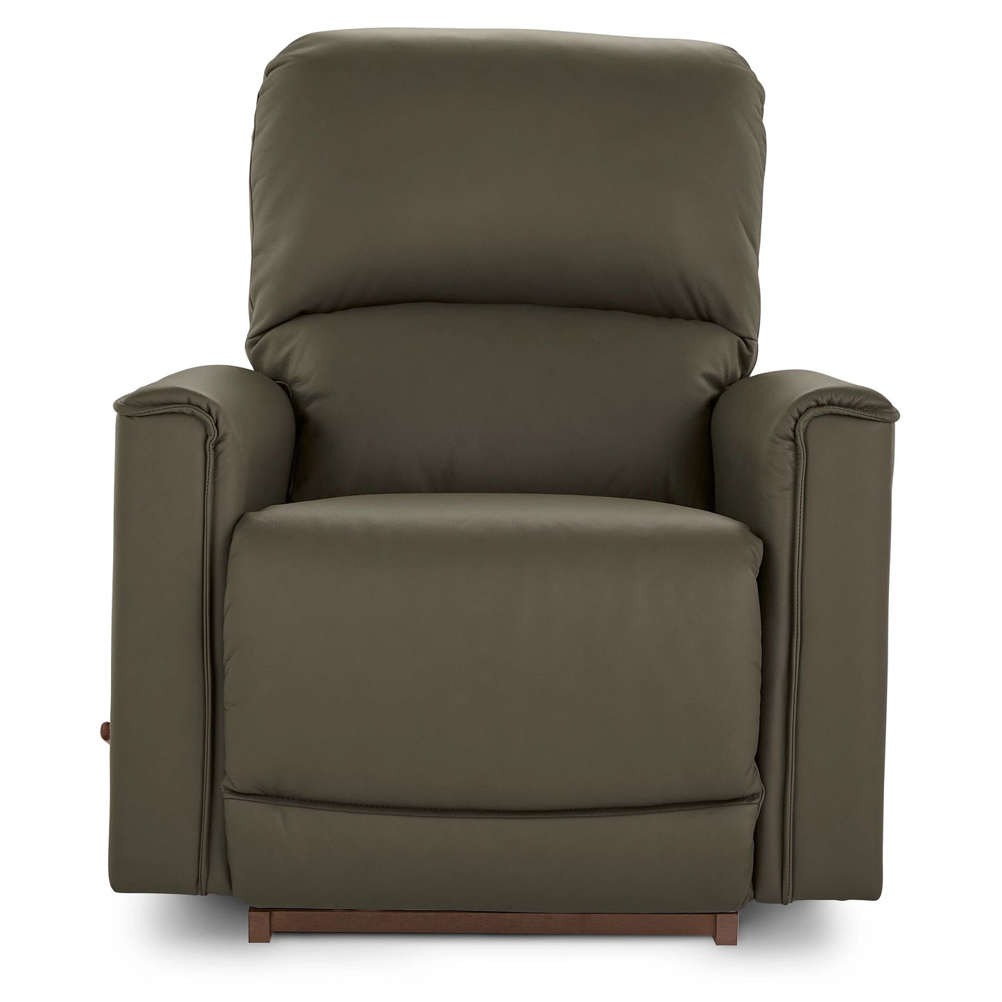 Cade Leather Recliner — Gambit Stone — view 6