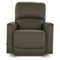 Cade Leather Recliner — Gambit Stone — view 6
