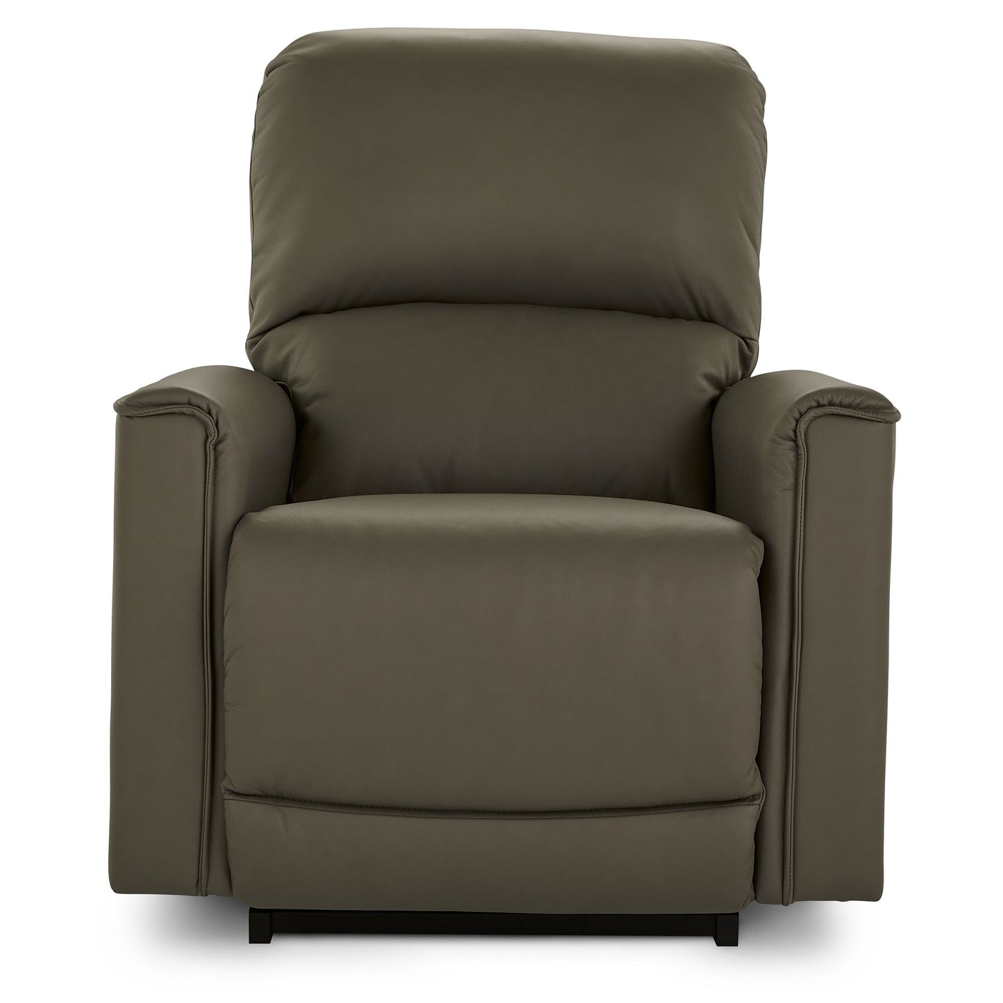 Cade Leather Recliner — Gambit Stone — view 14