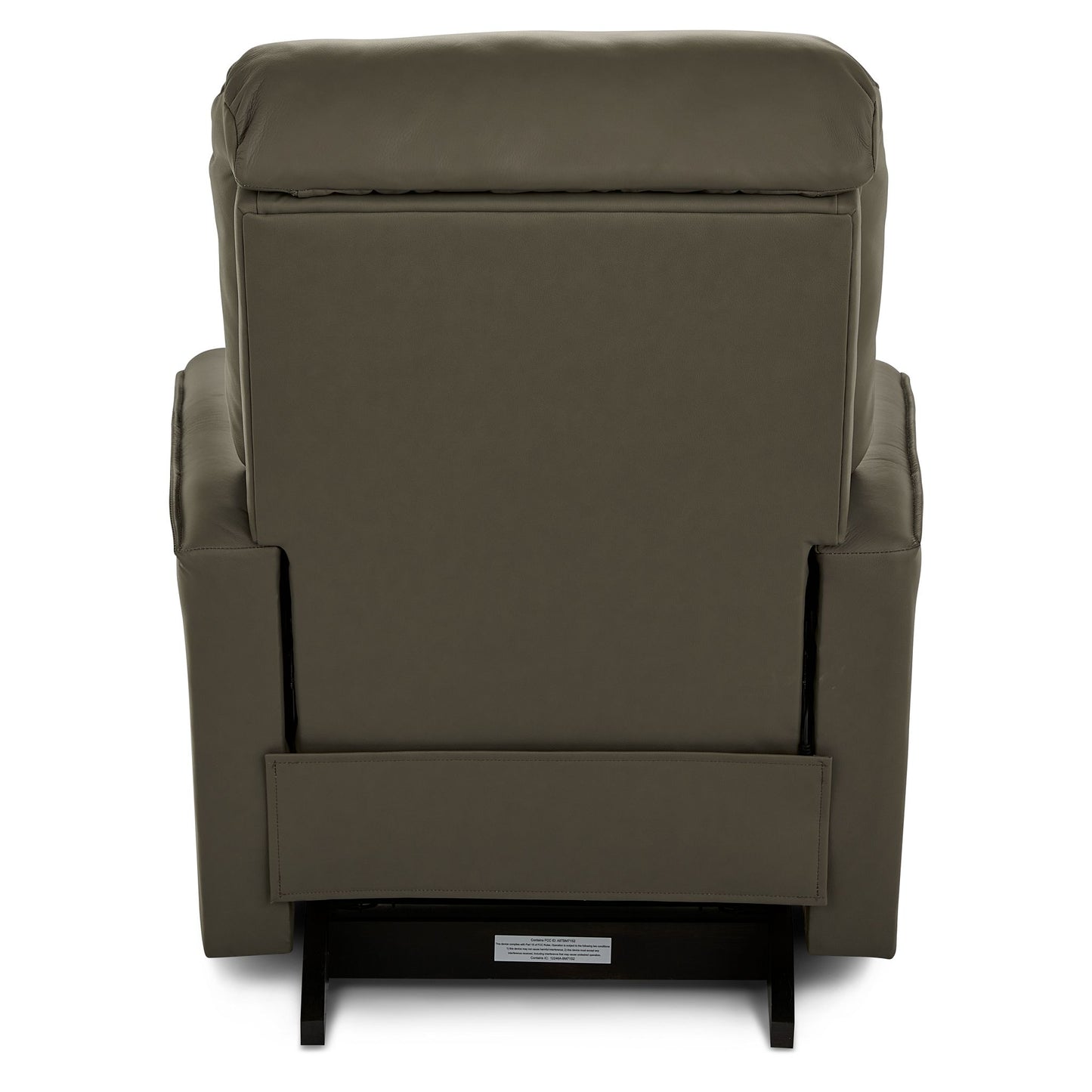 Cade Leather Recliner — Gambit Stone — view 17