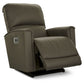 Cade Leather Recliner — Gambit Stone — view 18